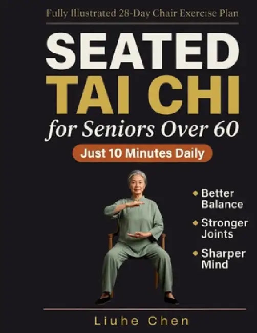 Seated Tai Chi for Seniors Over 60: A Fully Illustrated 28-Day Chair Exercise Plan for Better Balance, Stronger Joints, and a Sharper Mind - Just 10 M by Liuhe Chen