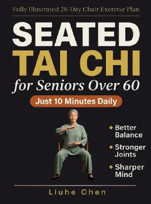 Seated Tai Chi for Seniors Over 60: A Fully Illustrated 28-Day Chair Exercise Plan for Better Balance, Stronger Joints, and a Sharper Mind - Just 10 M by Liuhe Chen