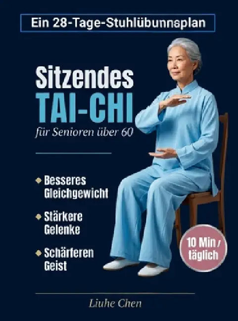 Sitzendes Tai-Chi für Senioren über 60: Ein 28-Tage-Stuhlübungsplan für besseres Gleichgewicht, stärkere Gelenke und einen schärferen Geist - 10 Min t by Liuhe Chen