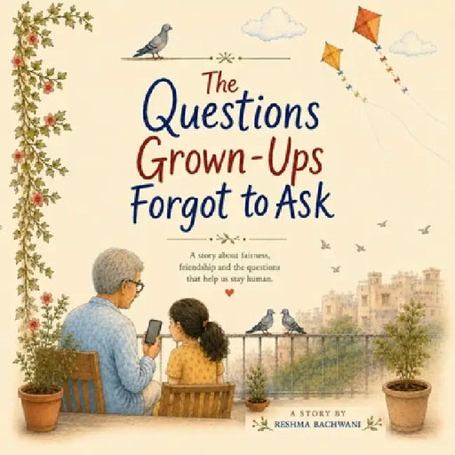 The Questions Grown-Ups Forgot to Ask: A story about fairness, friendship and the questions that help us stay human by Reshma Bacwani