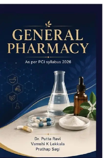 General Pharmacy: As per PCI syllabus 2026 by Dr Putta Ravi, Vamshi K Lekkala, Prathap Sagi