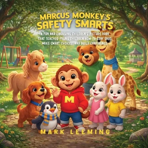 Marcus Monkey's Safety Smarts: A Fun and Engaging Children's Picture Book That Teaches Young Children How to Stay Safe, Make Smart Choices, and Build by Mark Leeming