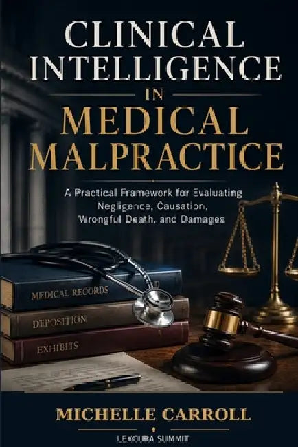 Clinical Intelligence in Medical Malpractice: A Practical Framework for Evaluating Negligence, Causation, Wrongful Death, and Damages by Michelle Carroll