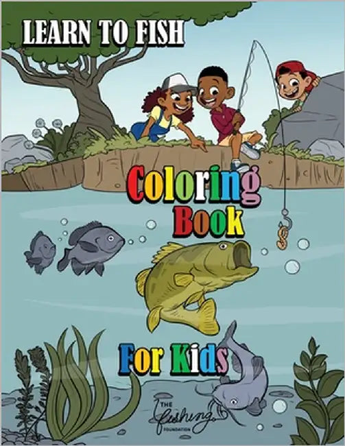 Learn to Fish Coloring Book for Kids by Knowles, Dennis James