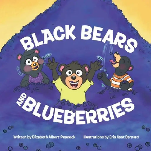 Black Bears and Blueberries by Erin Kant Barnard