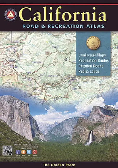 California Road and Recreation Atlas by Benchmark Maps