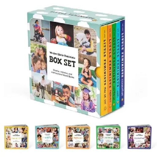 We Are Little Feminists Box Set: Families, How We Eat, On-The-Go, Celebrations, & Hair: Diverse, Inclusive, & Intersectional Board Books by Shuli de la Fuente-Lau