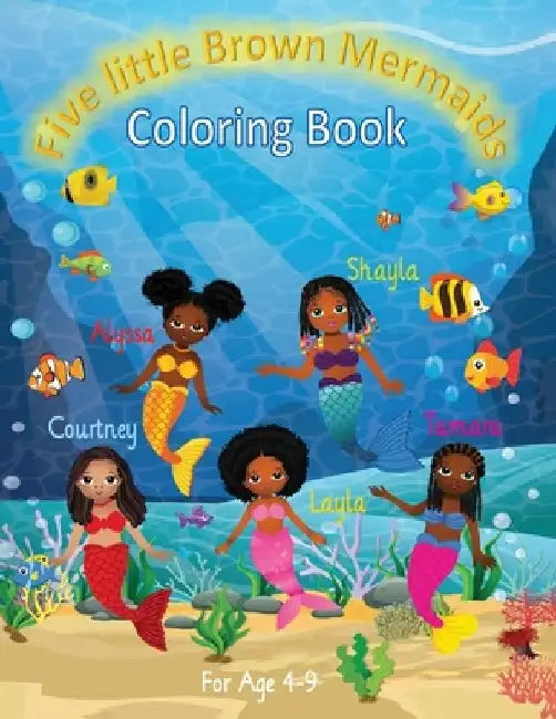 Five Little Brown Mermaids by Janet J. Jones