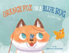 Orange Fox on a Blue Rug by Lulu Edge