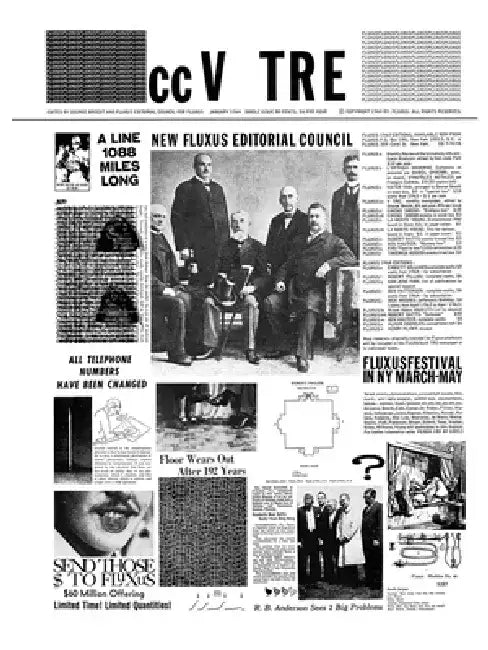 The Fluxus Newspaper by Fluxus Editorial Council for Fluxus