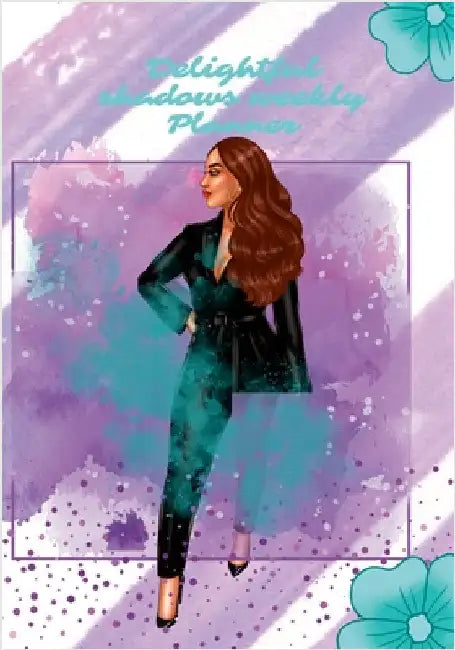 Delightful Shadows Weekly Planner: 111 Pages Weekly Planner This Delightful Planner Will Keep You Organize by Hayde Miller