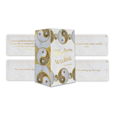 Wisdom Within: Quiet Your Mind and Journey Through to the Wisdom Within (88 Cards Printed with Gold Foil) by Leah Shoman