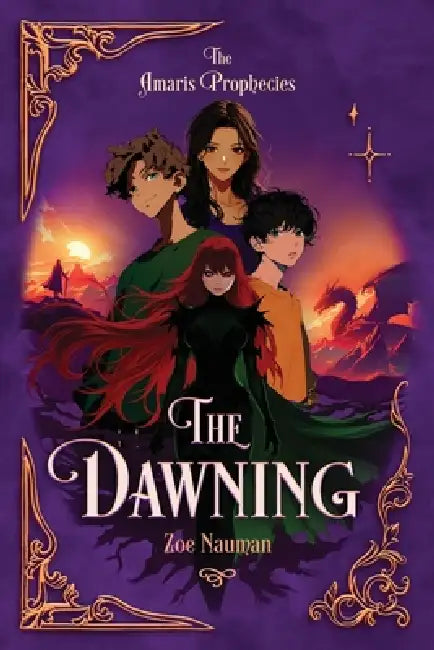 The Dawning: A YA portal fantasy adventure quest and tale of battles between light, darkness, dragons, mythical creatures and heroic sacrifice by Zoe Nauman