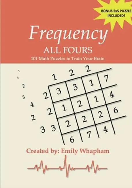 Frequency All Fours: 101 Math Puzzles to Train Your Brain by Emily Whapham