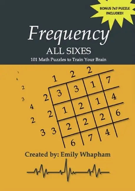 Frequency All Sixes: 101 Math Puzzles to Train Your Brain by Emily Whapham