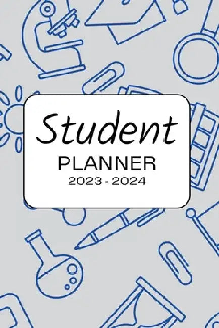 2023 - 2024 Student Planner for Middle & High School Students in Blue by Takhia Gaither
