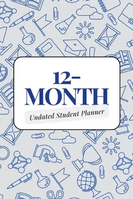 12-Month Undated Student Planner by Takhia Gaither