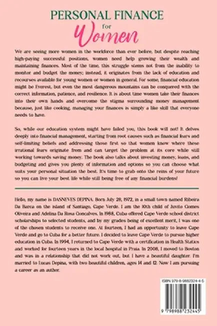 Personal Finance For women by Dlina J. Depina