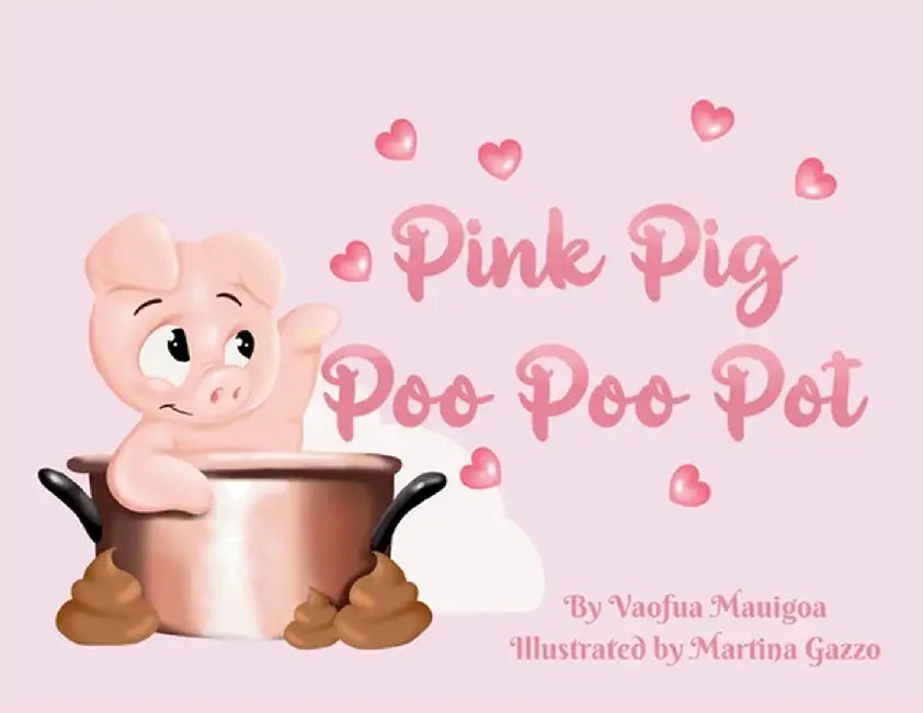 Pink Pig Poo Poo Pot by Vaofua Mauigoa