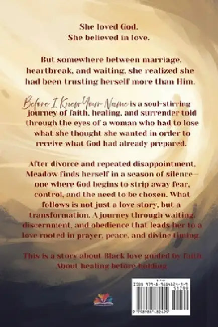Before I Knew Your Name by Amber Marchell