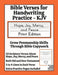 Bible Verses for Handwriting Practice - KJV: Hope, Joy, Mercy and Peace Print Edition by Good And Right Publishing