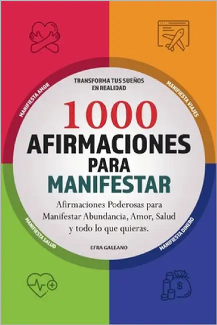 1000 Afirmaciones para Manifestar: Afirmaciones Poderosas para Manifestar Abundancia, Amor, Salud y todo lo que quieras. by Galeano, Efra