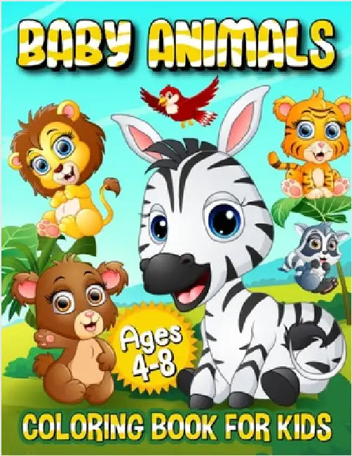 Baby Animals Coloring Book by Martin, Latoshia