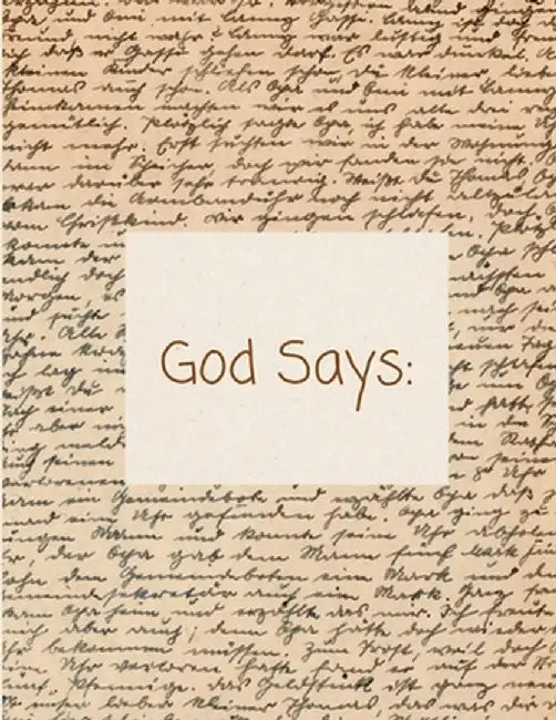 God Says Journal-(Large) by Kayla J. Fointno