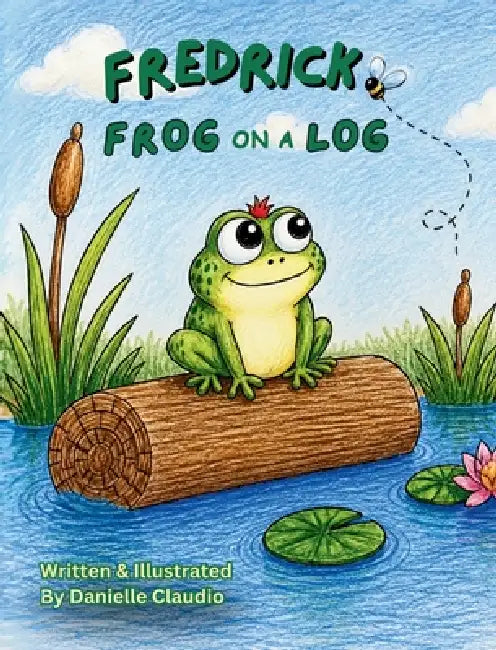 Fredrick Frog on a Log by Danielle Claudio