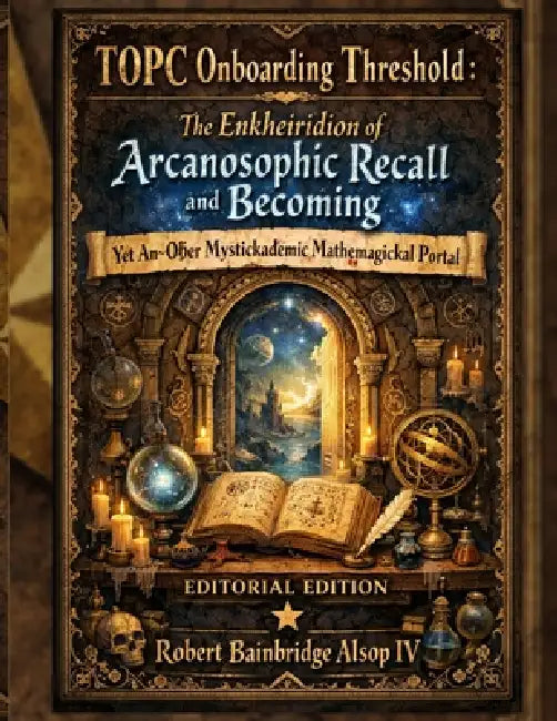 TOPC Onboarding Threshold: The Enkheiridion of Arcanosophic Recall and Becoming; Yet An OÞer Mystickademic Mathemagickal Portal, 1st EDITORIAL EDITION by Troy Boylan