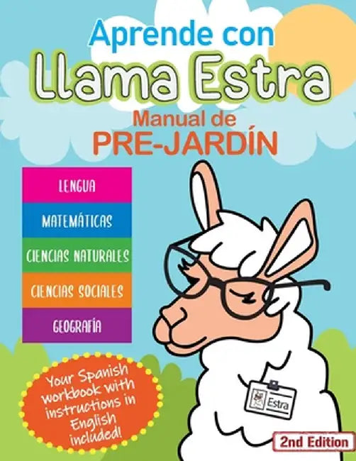 Llama Estra Pre-K Spanish Workbook by Llama Estra
