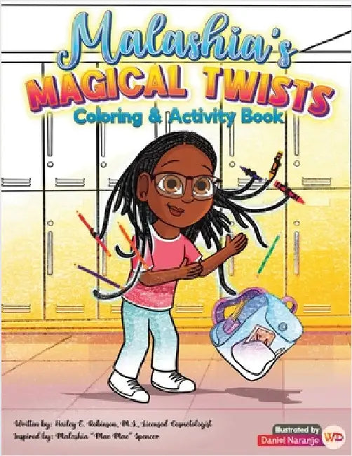 Malashia's Magical Twists: Coloring & Activity Book by Robinson, Hailey