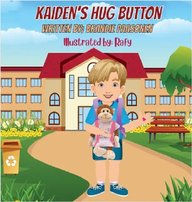 Kaiden's Hug Button by Brandie Paasonen