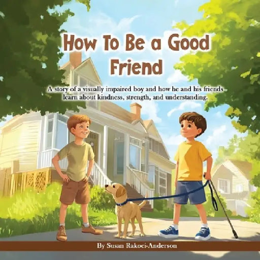 How To Be A Good Friend: A story of a visually impaired boy and how he and his friends learn about kindness, strength, and understanding. by Susan Rakoci-Anderson