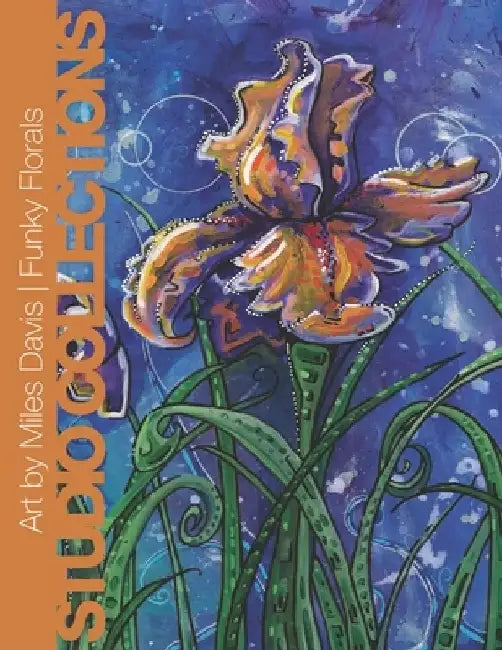 Art by Miles Davis - Funky Florals: Contemporary Artworks Featuring Vibrant Flower Paintings by Merissa Nc Davis