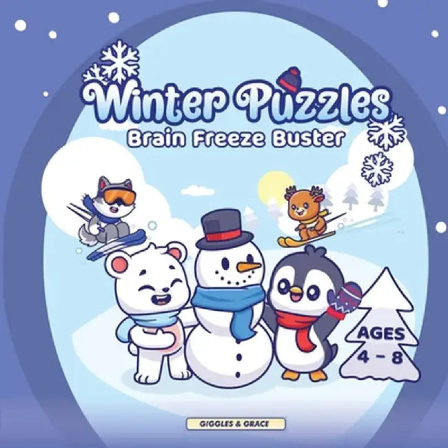 Winter Puzzles: Brain Freeze Buster by Victoria Wintersberger