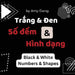 Trang & Den, Hinh Dang & So Dem Black & White, Numbers & Shapes: A High Contrast Book for Bilingual Vietnamese English Babies by Amy Dang