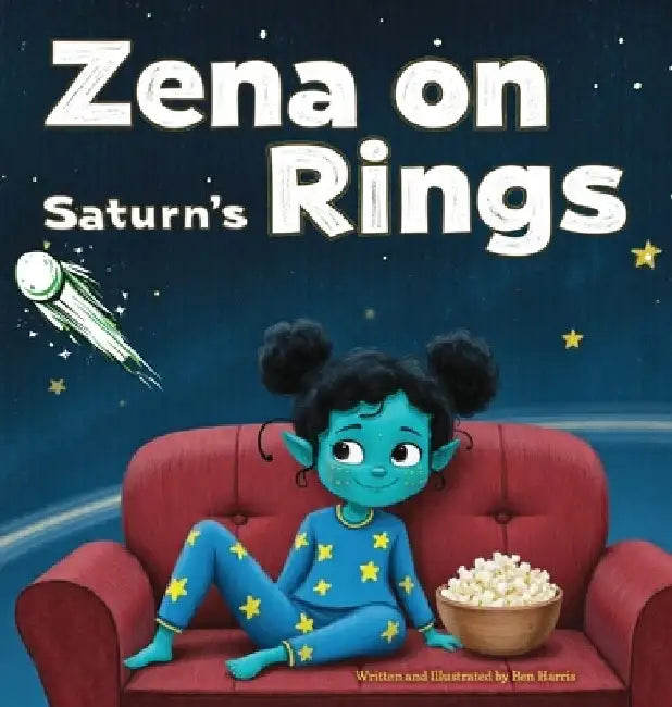 Zena on Saturn's Rings by Ben Harris