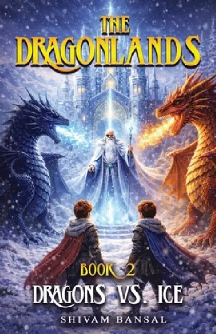 Dragons vs. Ice: A Dragon Adventure Chapter Book Series for Kids Ages 8-12 with Epic Quests, Ancient Powers, and Magical Realms by Shivam Bansal