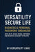 Versatility Secure Life: Business & Personal Password Organizer With Wi-Fi, Social Media, Software, and Business Account Templates by Versatility Care