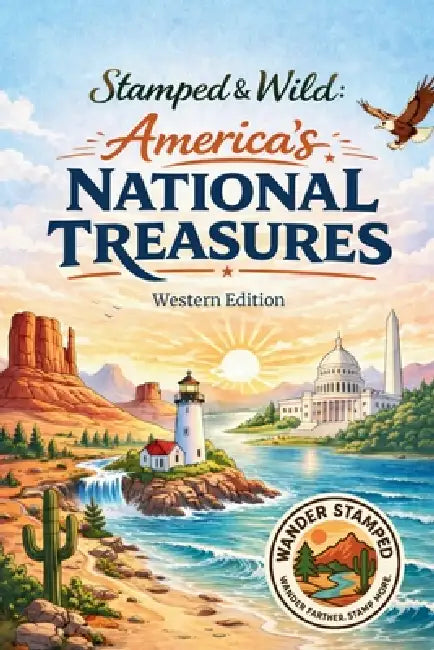Stamped & Wild: America's National Treasures - Western Edition: National Parks Edition by Wander Stamped
