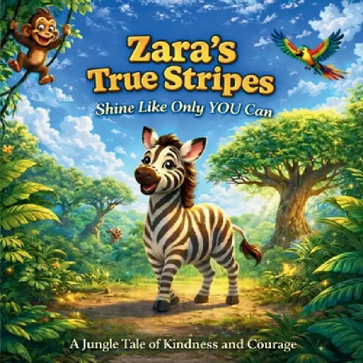 Zara's True Stripes - Shine Like Only You Can: A Jungle Tale of Kindness and Courage by Navadine Campbell-Cooper, Ashba Maryam