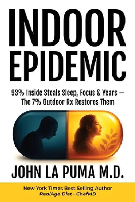 Indoor Epidemic: 93% Inside Steals Sleep, Focus & Years-The 7% Outdoor Rx Restores Them by John La Puma