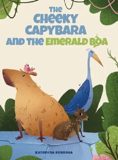 The Cheeky Capybara and the Emerald Boa by Kateryna Dronova