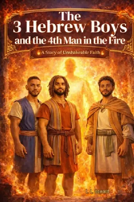 The 3 Hebrew Boys and the 4th Man in the Fire by Lokesia Howard