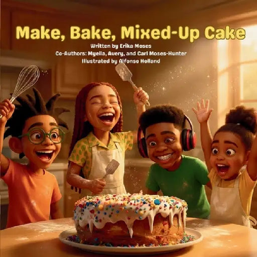 Make, Bake, Mixed-Up Cake: A Story About Flexibility, and Fun by Erika Moses, Myella Avery Moses-Hunter