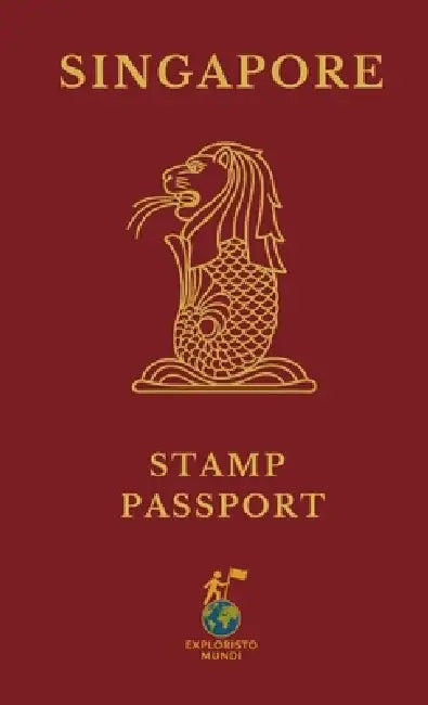 SINGAPORE Stamp Passport by Morales