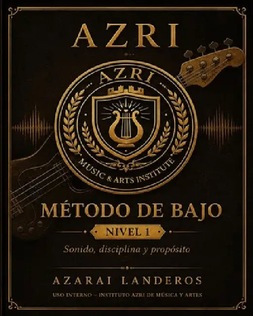 AZRI music & arts institute: Metodo de bajo by Azarai Landeros