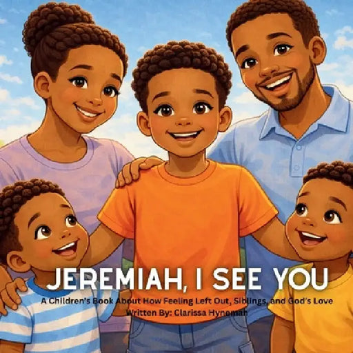 Jeremiah, I See You: A Children's Book about How Feeling Left Out, Siblings, and God's Love by Clarissa Hyneman