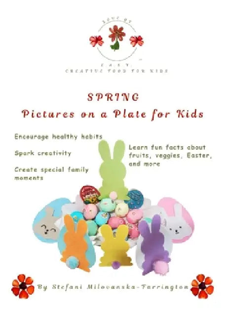 SPRING Pictures on a Plate for Kids by Stefani Milovanska-Farrington